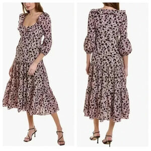 NWT Likely Bella Floral Midi Dress size 2